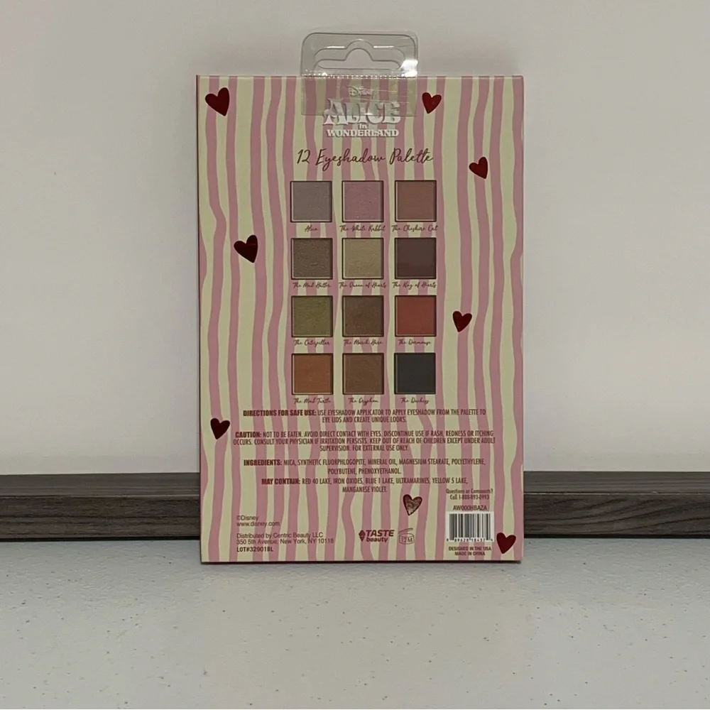 Taste Beauty x Disney Alice in Wonderland Eyeshadow Palette-New